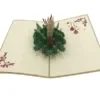 ORIGAMI Ευχετήρια Κάρτα 3D Χριστουγεννιάτικη Κερί ORSU3636