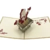 ORIGAMI Ευχετήρια Κάρτα 3D Χριστουγεννιάτικη Άγιος Βασίλης ORSU3635