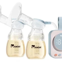 Momini TwinPump Ηλεκτρονικό Επαναφορτιζόμενο Διπλό Θήλαστρο 180ml