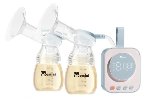 Momini TwinPump Ηλεκτρονικό Επαναφορτιζόμενο Διπλό Θήλαστρο 180ml