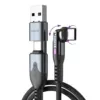 STATIK Καλώδιο Φόρτισης USB-A/Type C σε Type C Περιστρεφόμενη