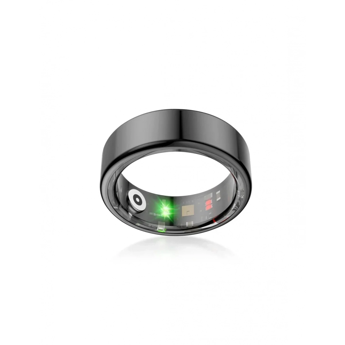 KSIX Smart Ring Saturn L 20.6mm 5ATM με Παλμογράφο και Sleep Monitor Μαύρο BSR01N11