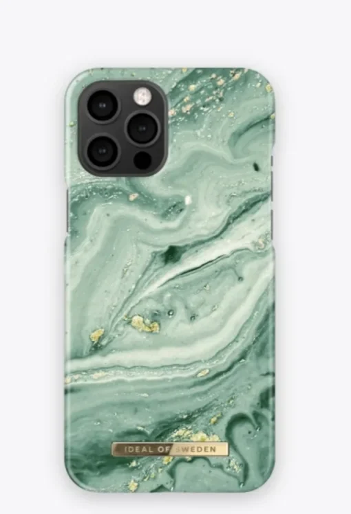 IDEAL OF SWEDEN θήκη Fashion iPhone 12 Pro Max Mint Swirl Marble IDFCSS21-I2067-258