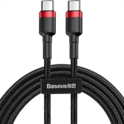 Baseus Cafule Braided USB 3.2 Cable USB-C male - USB-C male Μαύρο 2m (CATKLF-H91)