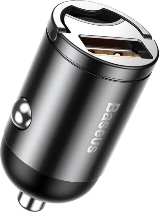 Baseus Φορτιστής Αυτοκινήτου Tiny Star Mini QC 3.0 USB 30W - Grey (VCHX-A0G)