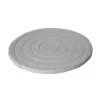 Moonstone Σουπλά Στρογγυλό από Διατομίτη KENDRA 18x18x0.9cm Ανοιχτό Γκρι MOO-PADKENDRA-GY