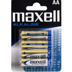 Maxell Αλκαλικές Μπαταρίες AA 1.5V 4τμχ