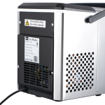 Παγομηχανή RAF R.0300 Επιτραπέζια, 95W, Ρυθμιζόμενο Μέγεθος Παγοκύβων - Ασημί