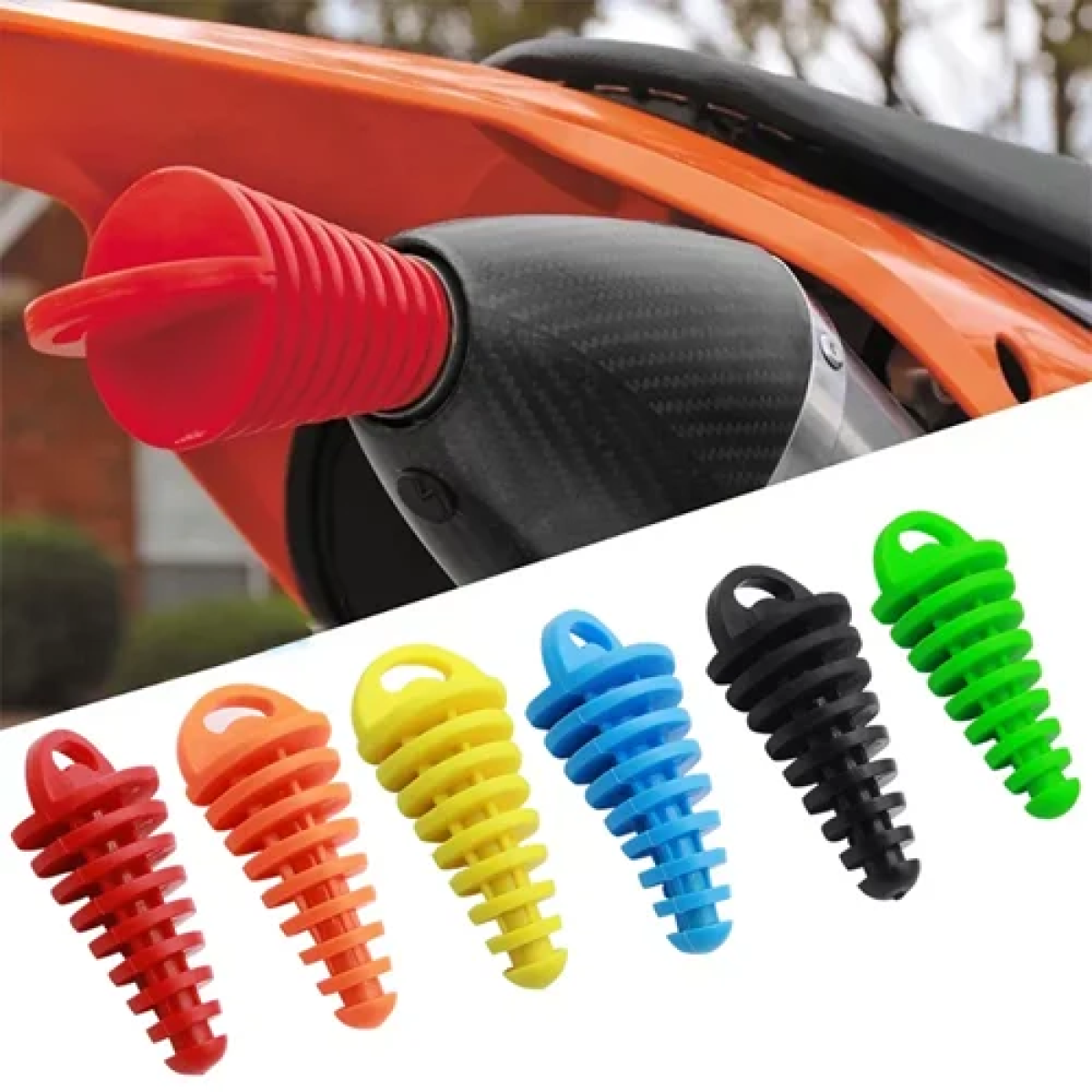 Αδιάβροχη τάπα εξάτμισης – Exhaust Pipe Plug γαλάζιο - Image 2