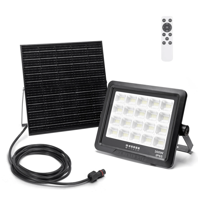 Aδιάβροχος Ηλιακός Προβολέας LED με Πάνελ 300W Aigostar