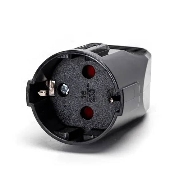 Aigostar Πρίζα Γερμανικού τύπου για Καλώδιο 16Α 250V~ 3680W Μαύρο