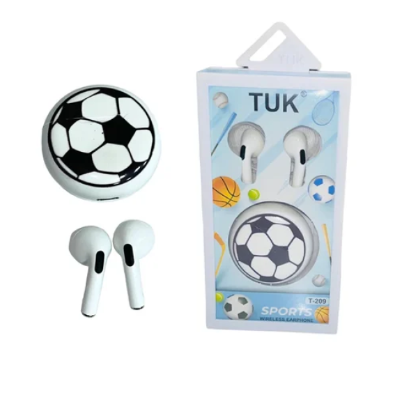 Ασύρματα ακουστικά Bluetooth Wireless Headset T-209 λευκό