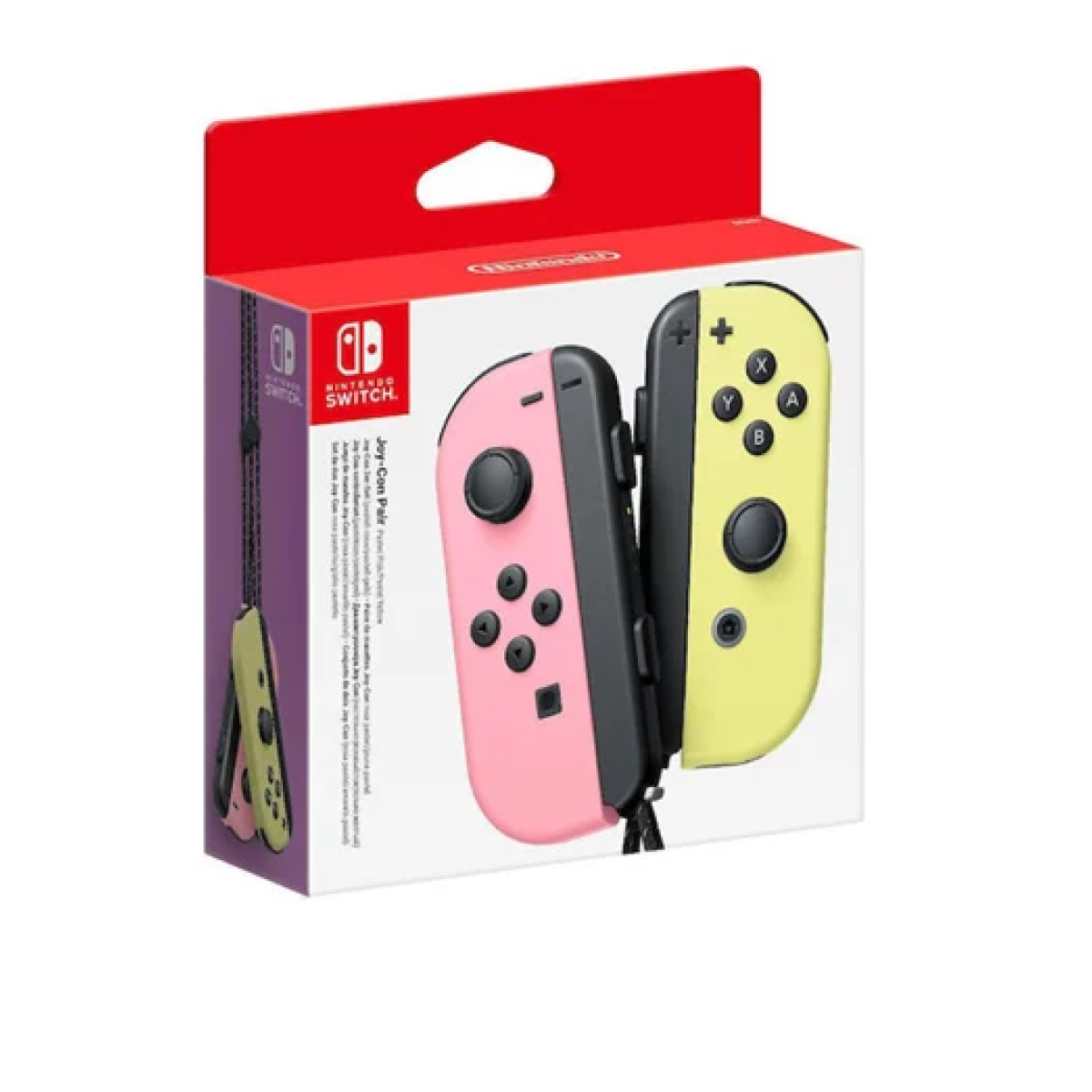 Ασύρματο χειριστήριο παιχνιδιού για Nintendo Joy-Con ροζ - κίτρινο - Image 2