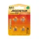 Μπαταρίες Κουμπί AG7 LR927 1,5V 4τμχ Aigostar