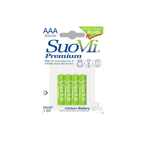 Μπαταρίες Suomi Premium ΑΑΑ 400mAh 4τμχ 1.5V
