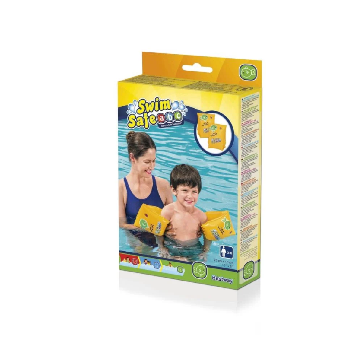 Bestway Φουσκωτά Μπρατσάκια Κίτρινα 25x15cm 32033