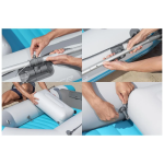 Bestway Φουσκωτή Βάρκα Θαλάσσης 2 Ατόμων 230 x 130 εκ. Hydro Force Corinth Elite Μπλε 65177
