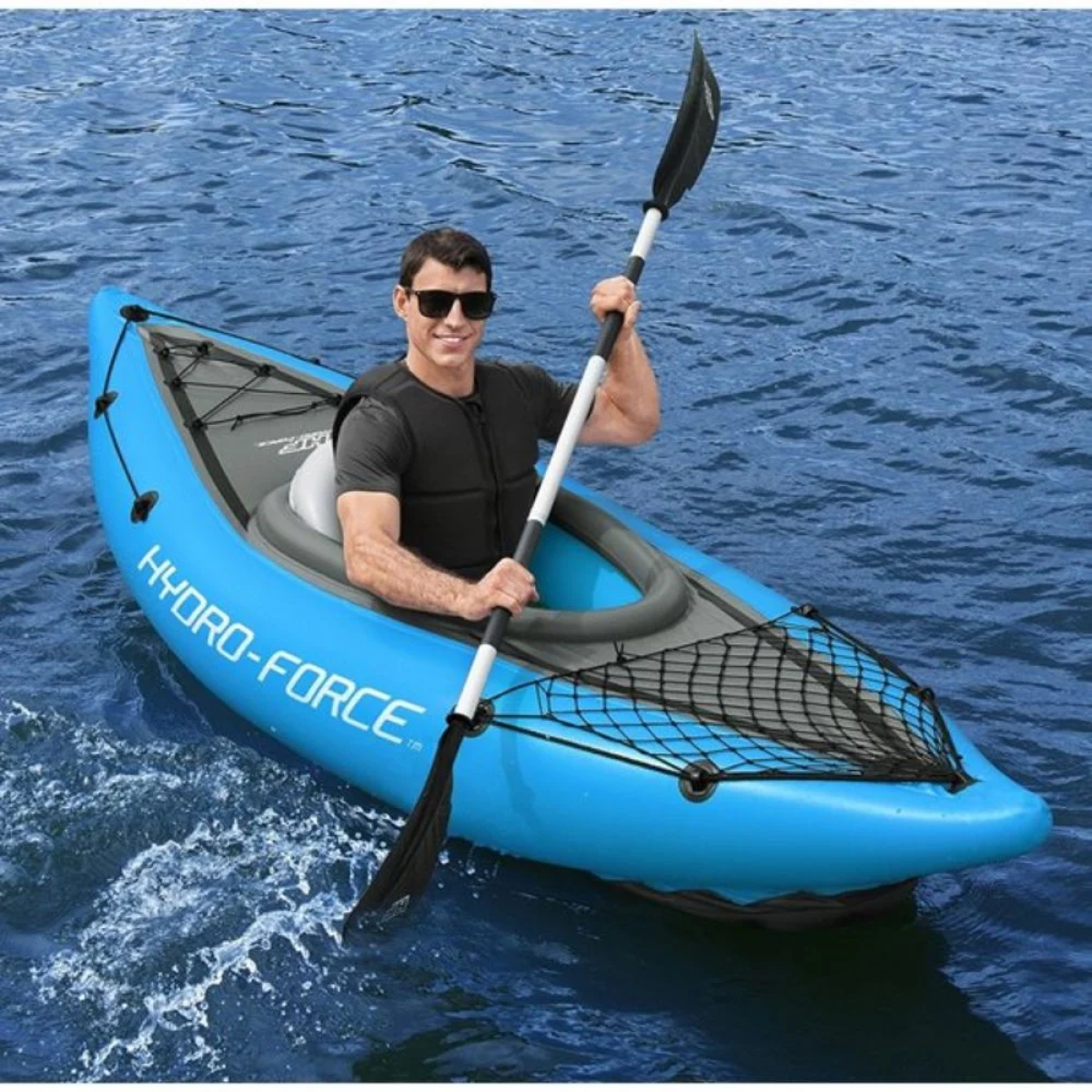 Bestway Φουσκωτό Kayak Θαλάσσης 1 Ατόμου 275 x 81 εκ. Μπλε 65115