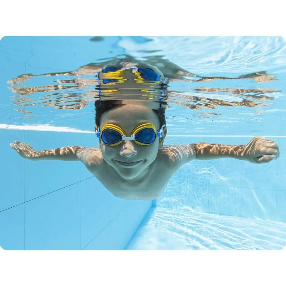 Bestway Γυαλάκια Κολύμβησης Aqua Burst Essential Μπλε/Πορτοκαλί (21002)