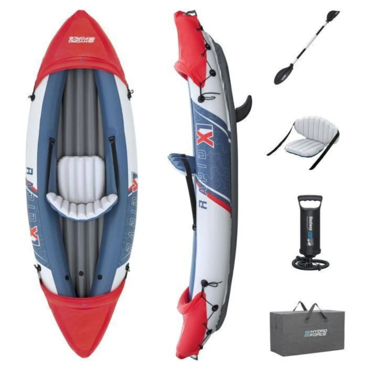 Bestway Hydro Force Rapid Φουσκωτό Kayak 1 Ατόμου Πολύχρωμο 65176