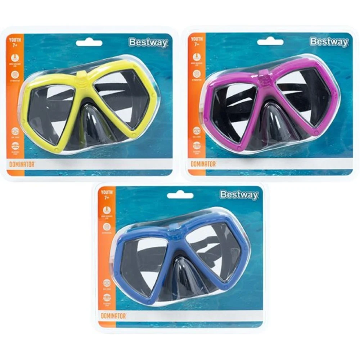 Bestway Μάσκα Θαλάσσης 22040 Μωβ