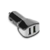 Celly Φορτιστής Αυτοκινήτου Turbo Car Charger 2 x USB 1A και 2.4A Μαύρος CC2USBTURBOBK