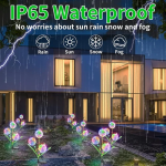 Διακοσμητικό ηλιακό φωτιστικό LED κήπου IP65 - Image 3
