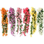 Διακοσμητικό Kρεμαστό Τεχνητό Λουλούδι 65cm 84958 Πορτοκαλί