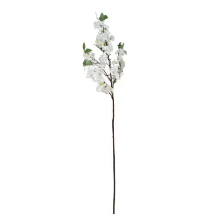 Διακοσμητικό Τεχνητό Λουλούδι 82cm 85516 Λευκό