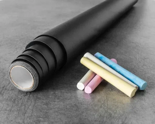 Gadget Master Παιδικό Διακοσμητικό Αυτοκόλλητο Τοίχου μαυροπίνακας με κιμωλία 45x200εκ.