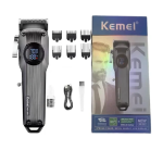 Επαναφορτιζόμενη κουρευτική μηχανή Kemei KM-1551 γκρι - Image 2