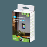 Επιτοίχιο Ηλιακό Φωτιστικό LED RGB 2W IP44 Aigostar