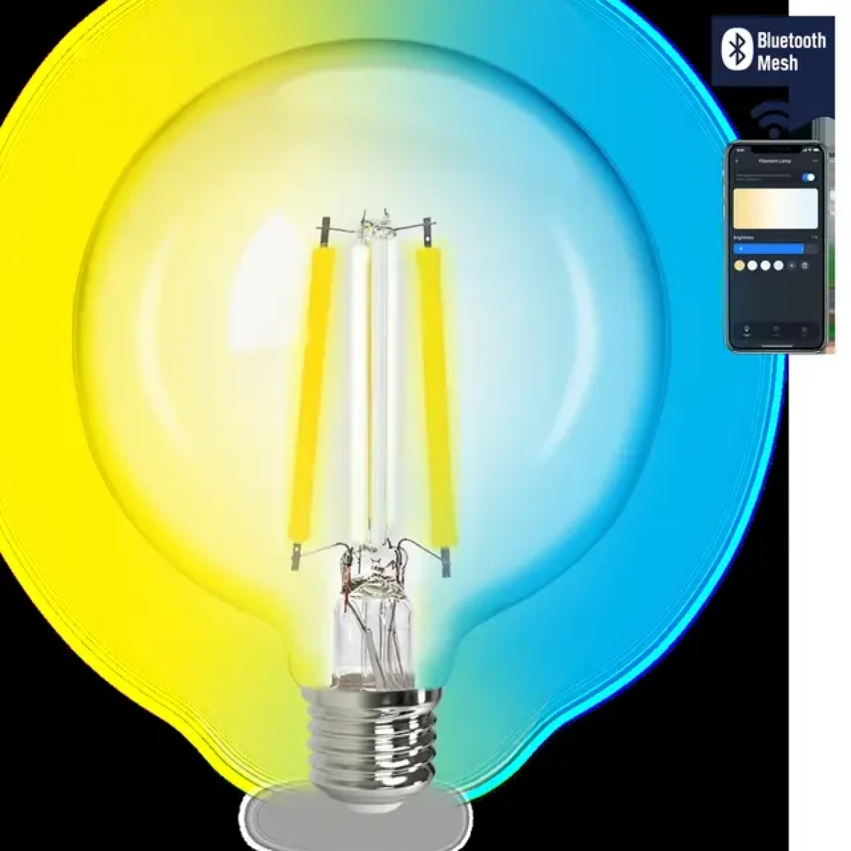 Έξυπνη Λάμπα Bluetooth Mesh G125 6W CCT Aigostar