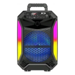 Φορητό Bluetooth Ηχείο 8'' Με Μικρόφωνο Και LED φωτισμό Q-YX08 Andowl
