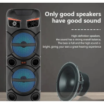 Φορητό Ηχείο 2x8'' με Bluetooth, Τηλεχειριστήριο &Μικρόφωνο ZQS-2803