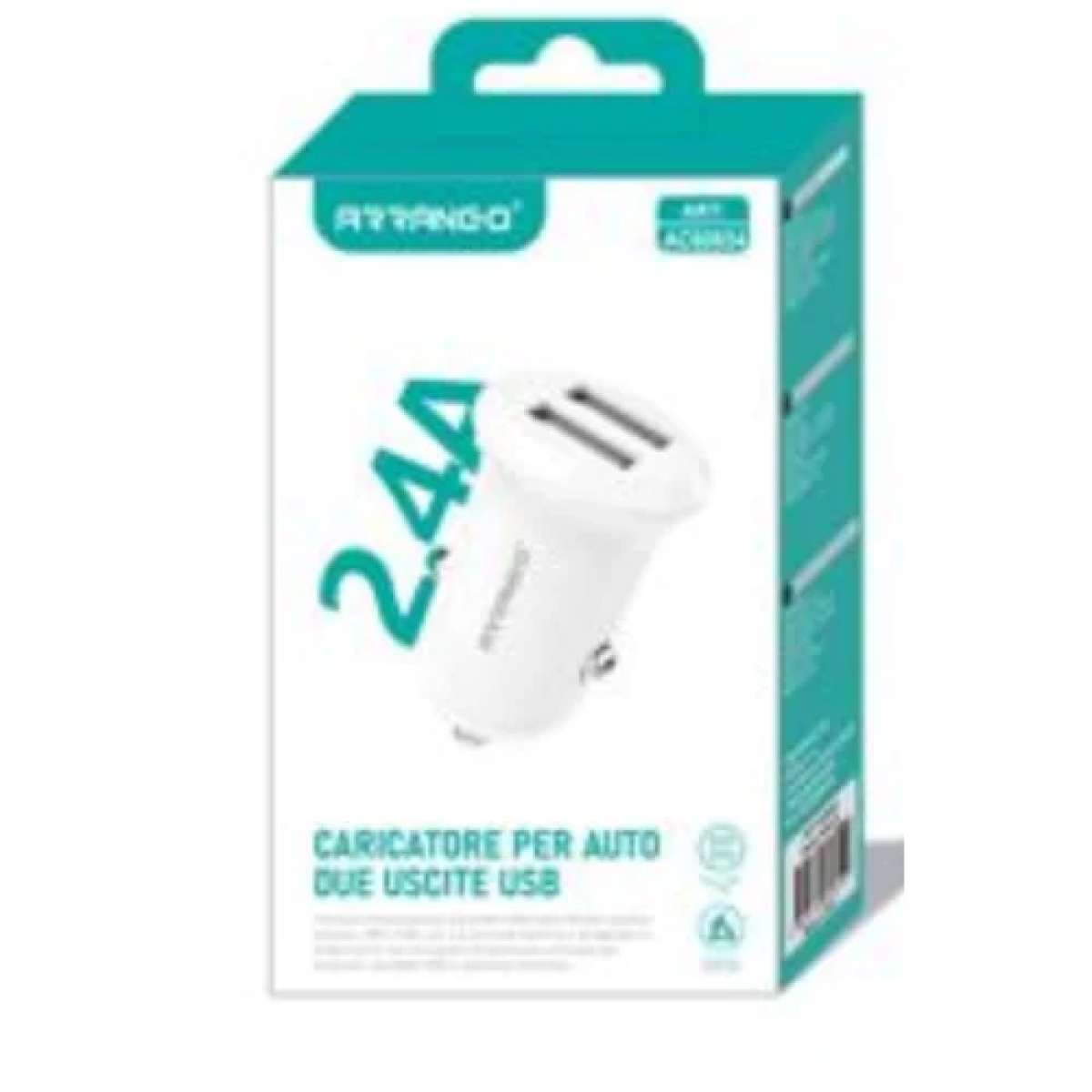 Φορτιστής Αυτοκινήτου με 2 Θύρες USB-A 2.4A AC60654