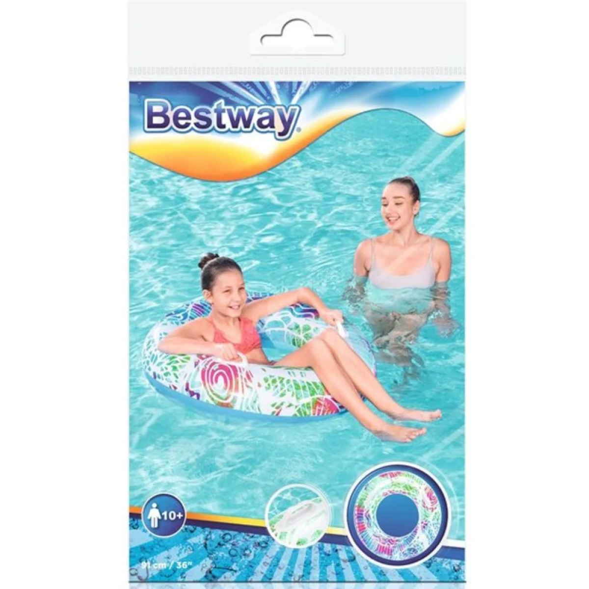 Φουσκωτή Κουλούρα Summer Swirl Μπλε 36084