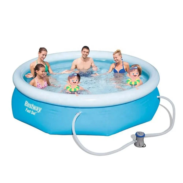 Φουσκωτή Οικογενειακή Πισίνα 5377Lt Bestway Fast Set 57273 - Μπλε