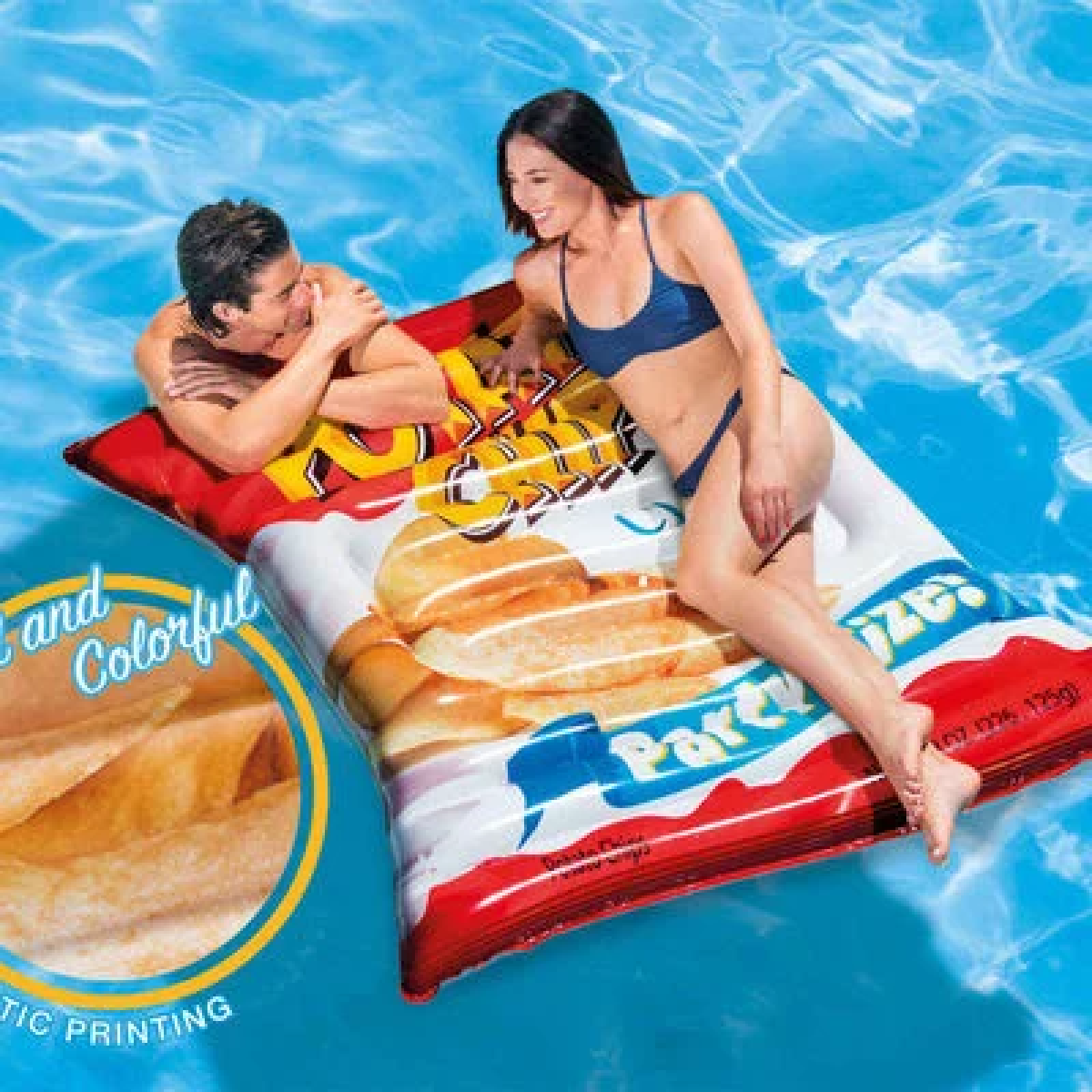 Φουσκωτό Στρώμα Θαλάσσης 178x140cm Potato Chips Intex 58776EU