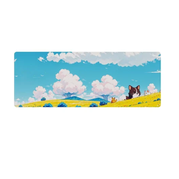 Gaming Mouse Pad με αντιολισθητική επιφάνεια 30x80cm - πολύχρωμο