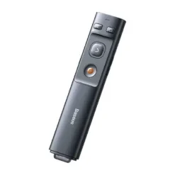 Baseus Τηλεχειριστήριο Παρουσιάσεων Orange Dot με laser Ασύρματο Γκρι ACFYB-0G