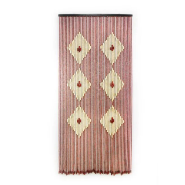 Κουρτίνα Πόρτας με Χάντρες Πολύχρωμες PVC 120x235cm – Αντικουνουπική & Διακοσμητική 296434