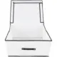 Κουτί Αποθήκευσης Tpster 31000 Υφασμάτινο – 60x40x30cm – Λευκό/Μαύρο