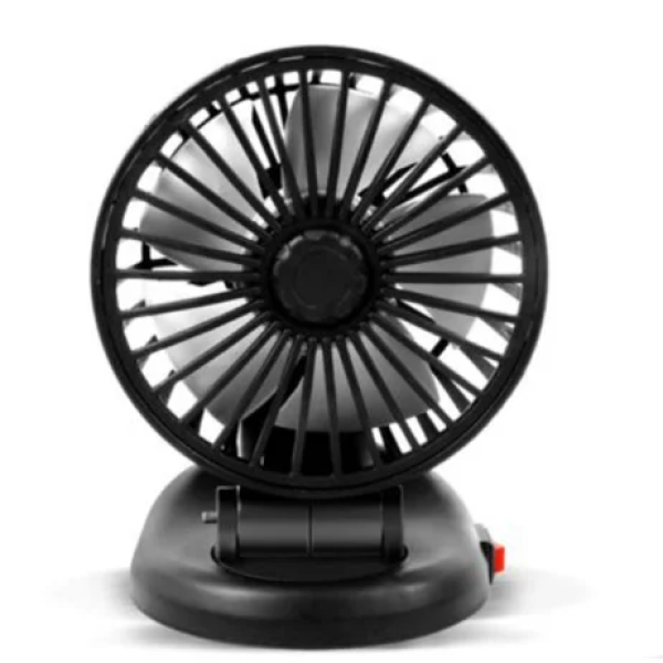 Mini Ανεμιστήρας Αυτοκινήτου 10cm USB 5V 10cm 0,8A 4W – Μαύρος (295913)