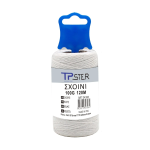 Σχοινί Βαμβακερό 100G 1,5mm*120m Λευκό 34306