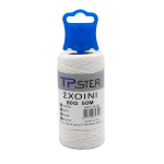 Σχοινί Βαμβακερό 80G 1,5mm*50m Λευκό 34305