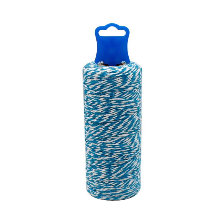 Σχοινί Βαμβακερό 80G 1,5mm*60m Μπλέ/Λευκό 34319