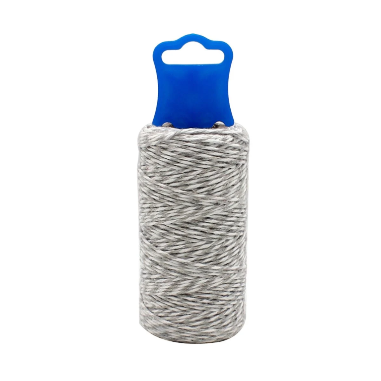 Σχοινί Βαμβακερό 80G 1,5mm*60m Γκρί/Λευκό 34319