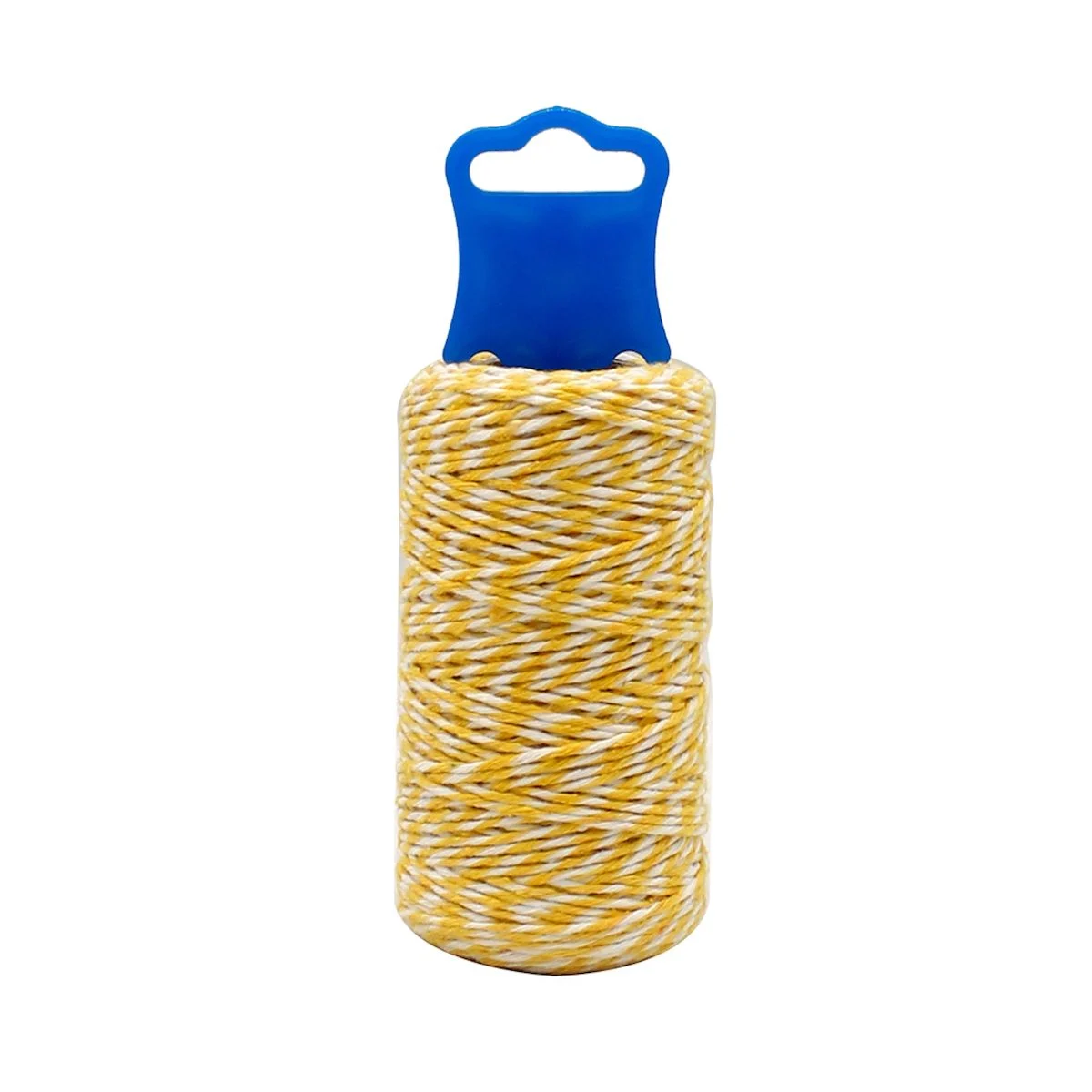 Σχοινί Βαμβακερό 80G 1,5mm*60m Κίτρινο/Λευκό 34319 | G for Gadget