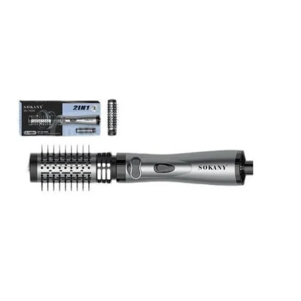 Sokany SK-15006 Ηλεκτρική Βούρτσα Μαλλιών για Ίσιωμα και Μπούκλες με Αέρα